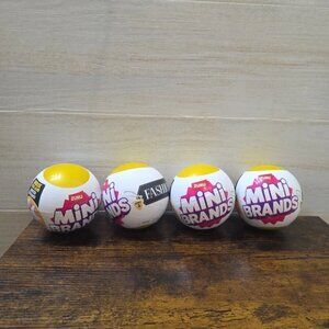 Zuru Mini Brands Fashion Series 3 Brand New Unopened Ball Lot OF 4 Ball